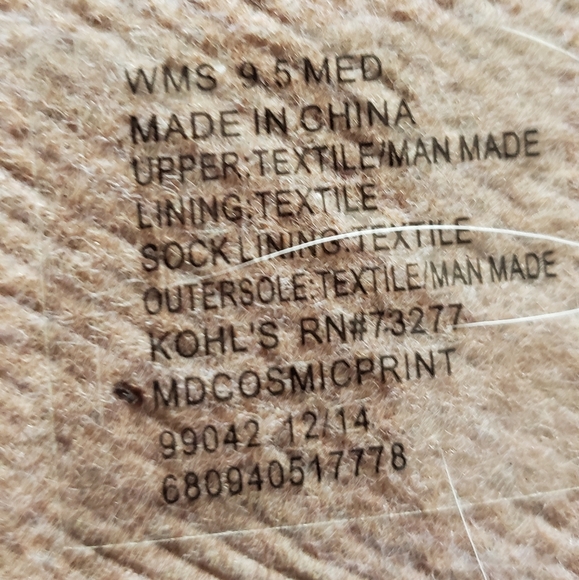 NWOT - Mudd Classic Slip On Ballet Flats Size 9 M Flower Print Fabric Hawaiian - Picture 5 of 5